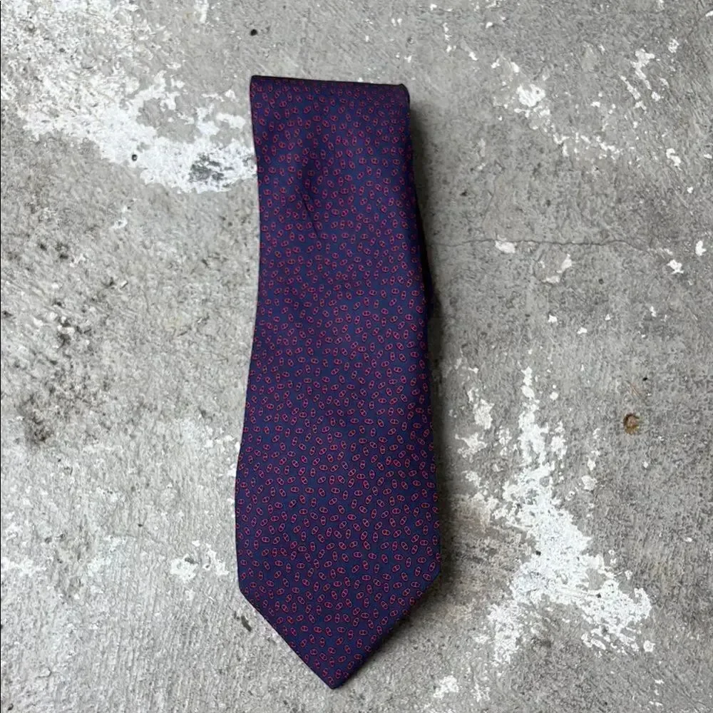 Hermes silk tie
